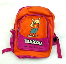 SAC FILLETTE FILLE 2-5 ANS ORANGE TEKILOU SAC D'ECOLE BAG FOR GIRL 2-5 YEARS