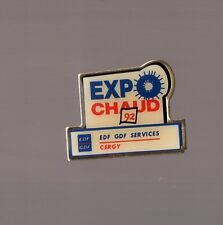 Pin's EDF GDF services Cergy /