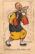 CPA ILLUSTRATEUR SIGNE HYDE GRAHAM I THINK YOU HAD BETTER NOT