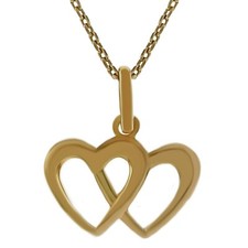 LOT Pendentif Duo de Coeur