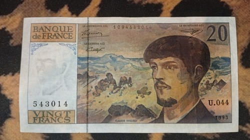 Billet francs debussy 1993 - francs,