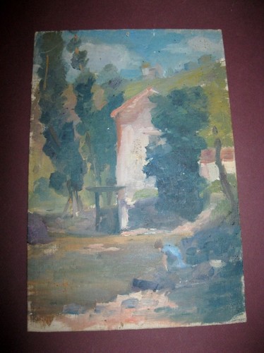 Peinture huile sur toile