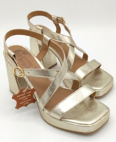 Sandales talons cuir - talons,