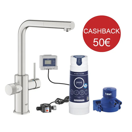 Robinet cuisine grohe blue - cuisine,