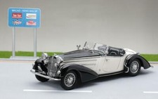 SunStar 1/18 Échelle Die-Cast 1939 Horch 855 Roadster Noir/Blanc 2405