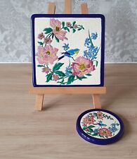 LONGWY - Dessous de plat et repose bouteille - Modèle AUBADE - Circa 1950