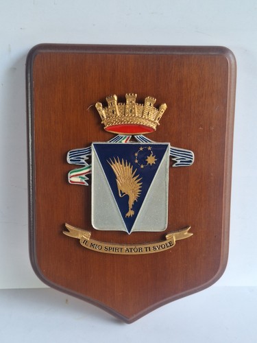 Militaria piccolo crest plaque - militaria,