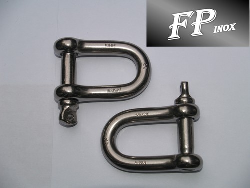 Manille droite 12mm - droite, (