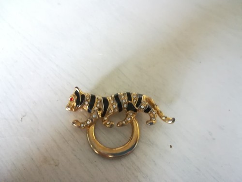 Broche fantaisie doré forme - broche,