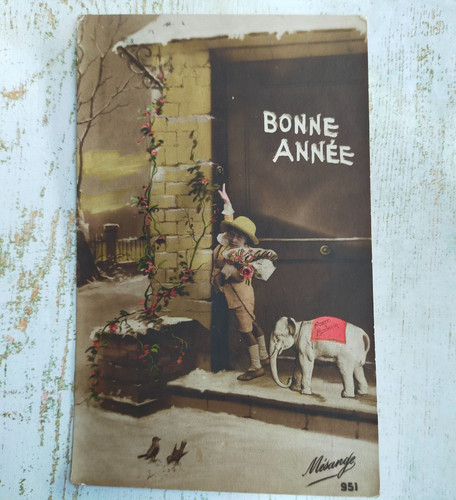 Carte postale ancienne bonne - postale,