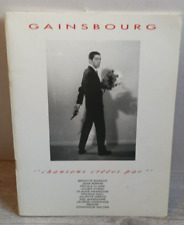 Gainsbourg : Chansons créées par - livre paroles & partitions - poupée de cire