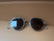 Chrome Hearts Vagabondeas Sunglasses Silver Frame Round Gradient Lenses Rare