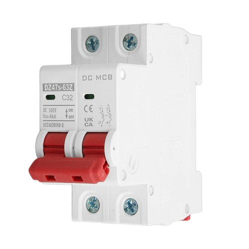Disjoncteur mini 6000a din - 2p,