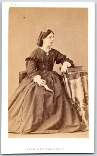 Cdv 1865 élégante belge - 1865,