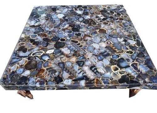 Table agate grise - table, design