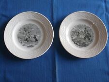 2 assiettes à dessert