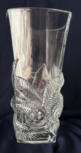 Vase verre art - déco, orné