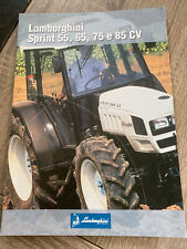 Catalogue,Brochure,Prospectus  Tracteur  Lamborghini  Spint 55, 65, 75 et 85