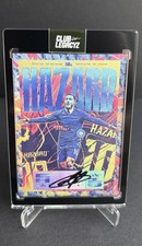 Eden Hazard autograph ON CARD Club Legacyz Chelsea FC