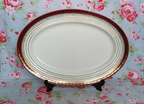 Ancien grand plat - grand, oval