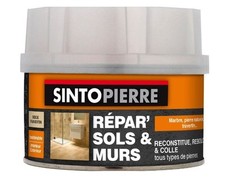 Mastic réparation parement pierre carrelage marbre travertin pot 170ml SINTOPIER