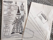 patron poupée modes et travaux NON DECOUPER COMPLET  Fevrier  1995