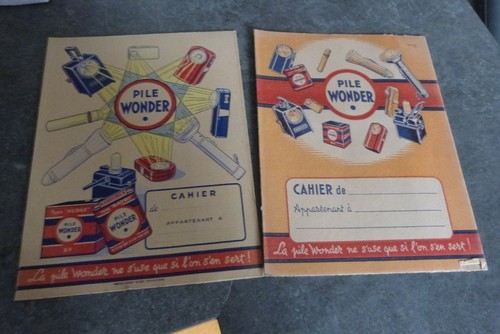 Anciens protege cahiers pile - anciens,