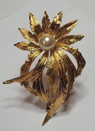 Bijou vintage broche plaqué - vintage,