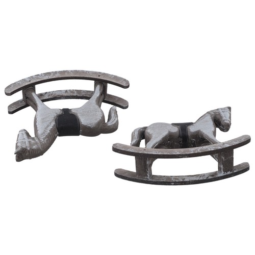 Figurine cheval bascule en - figurine,