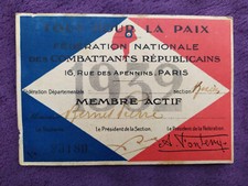 Politique : Carte d'adhérent