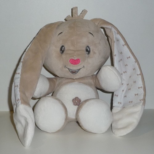 Doudou lapin auchan marron - doudou,