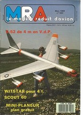 MRA N°592 PLAN : MINI PLANEUR "INZEWIND" / ETUDE AERODYNAMIQUE DES MINI PLANEURS