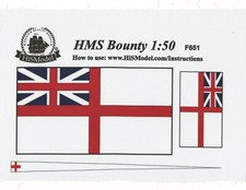 Billing boats HMS Bounty 1:50 - set of flags