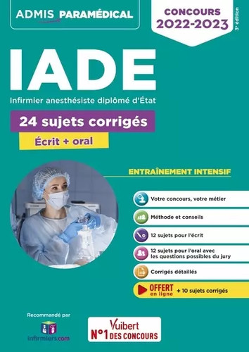 Concours iade 24 sujets - concours,