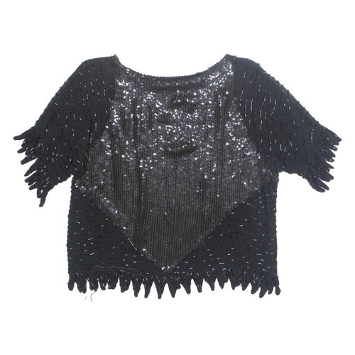 Blouse femme soie noire - blouse,