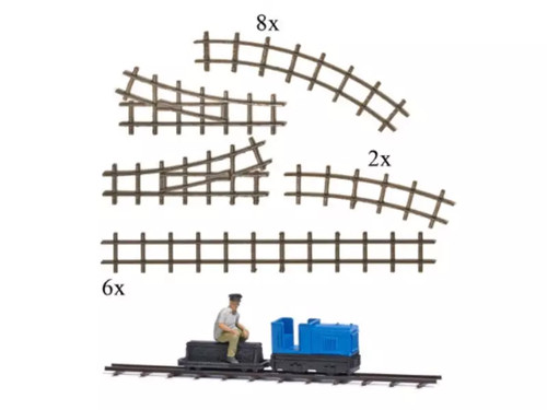 Busch set train jardin - train,