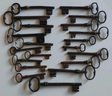 CLÉ CLÉS CLEFS CLEF  ANCIENNES DE PORTE SERRURE MEUBLE 20 Pièces 