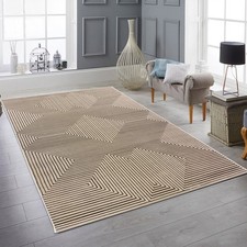 Tapis moderne beige motif