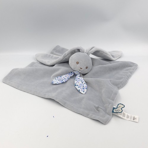 Doudou plat lapin - , bleu