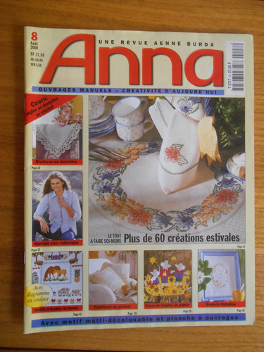 Anna burda 2000 - 8, /