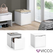 Banc coffre Vicco Ruben blanc