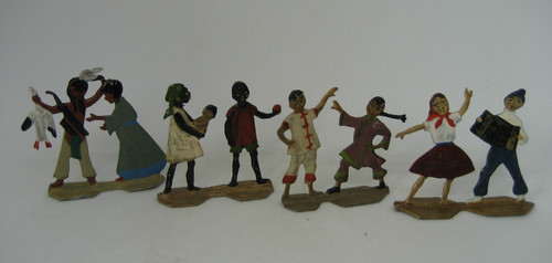 Anciennes figurines étain - en,