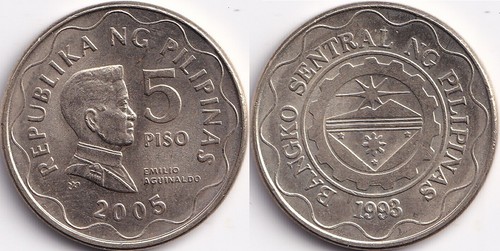 Piso 2005 philippines - 5,