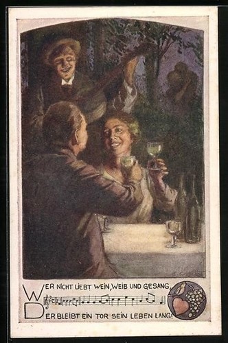 Carte postale artiste - carte, d'artiste