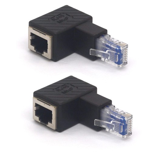 Angled rj45 ethernet adapter - angled,