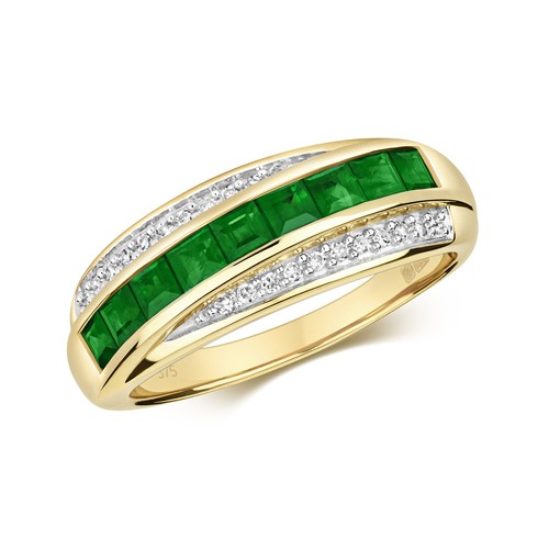 Bague femme jaune k carat - jaune, 9
