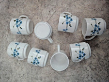 Lot de 8 tasses à café ARCOPAL FRANCE