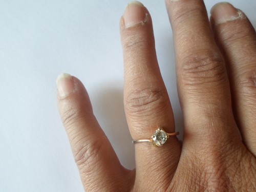 Bague plaqué or - en,
