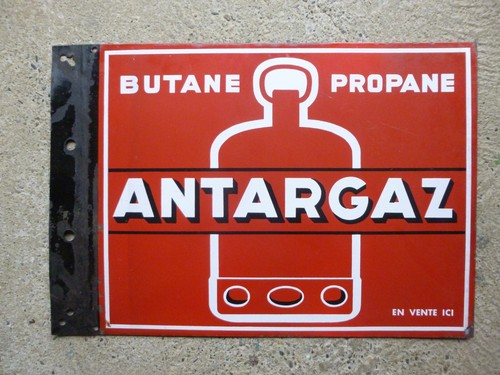 Plaque émaillée butane - plaque,