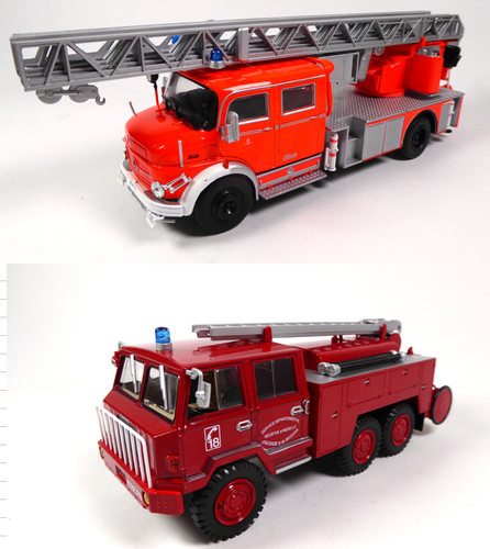 Lot camions de pompiers - camions,